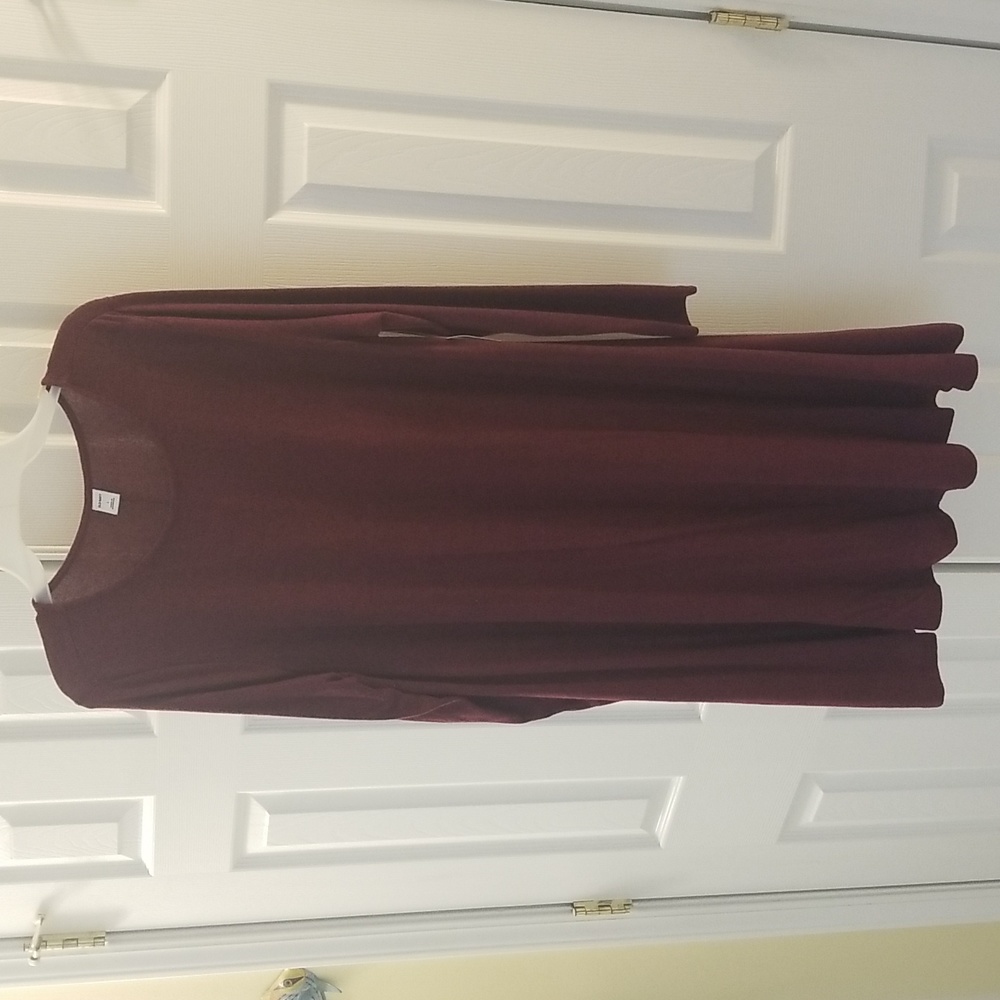 Old Navy Dress Size L Burgendy